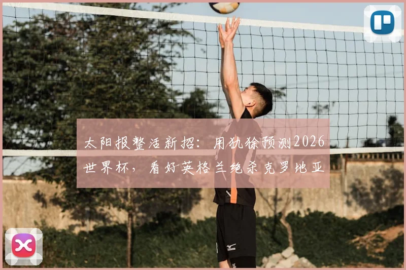 太阳报整活新招：用犰狳预测2026世界杯，看好英格兰绝杀克罗地亚？球迷热议趣味预测